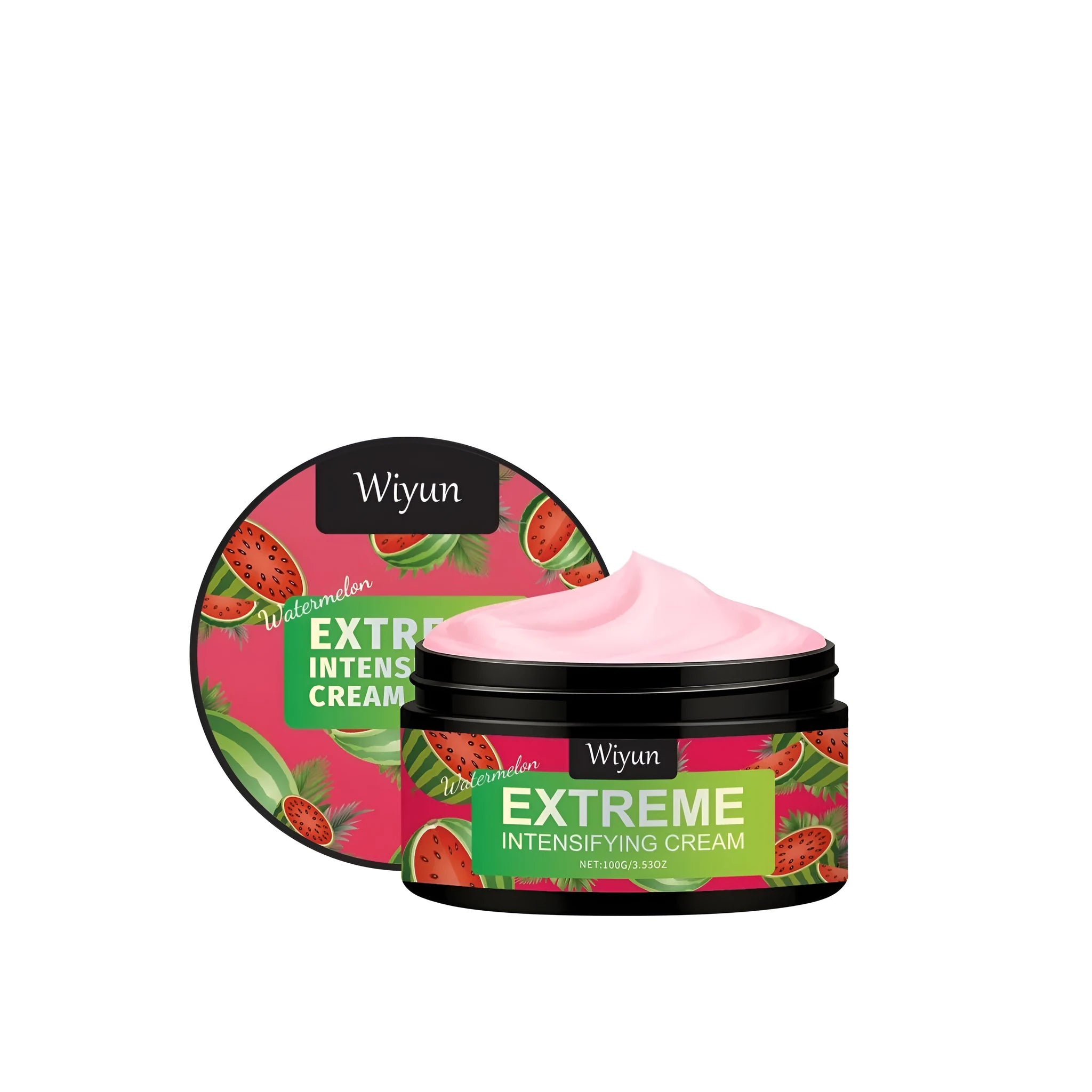 100g jar of Watermelon Extreme Intensifying Cream gel for facial skincare