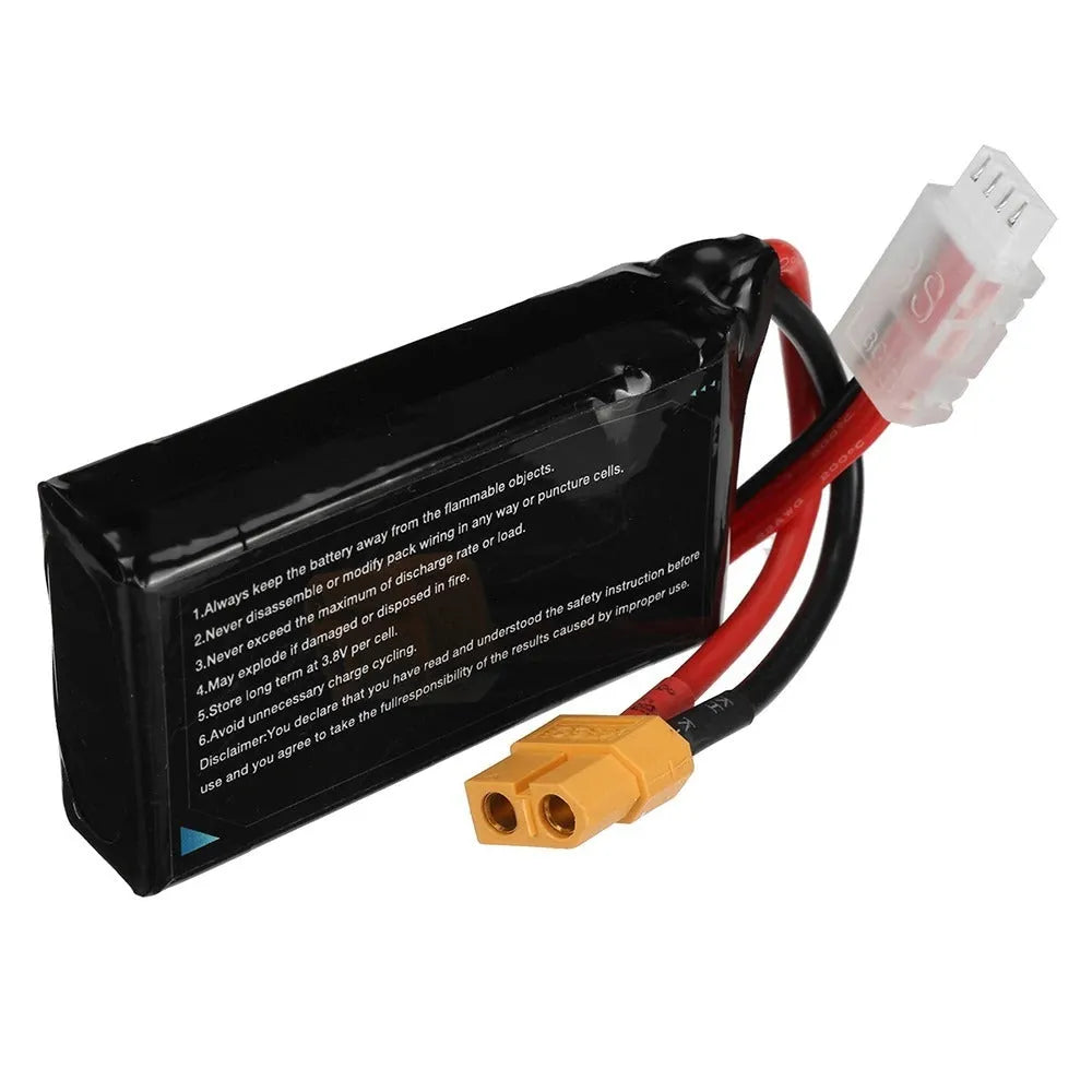 7.4V 1200mAh lithium polymer RC battery pack for remote control models