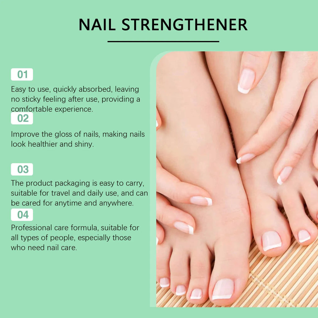 30ml nail care solution bottle with applicator for gentle daily nail cleaning
