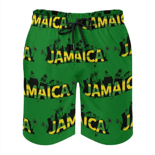 Men's 3D digital printing mesh cloth sports beach shorts in straight type cut, summer polyester shorts