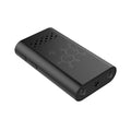 Black indoor WiFi security camera with 1080p HD video for home monitoring