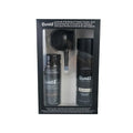 Dense Hair Fibre 275g kit with powder canister, shaping spray bottle and application nozzle.