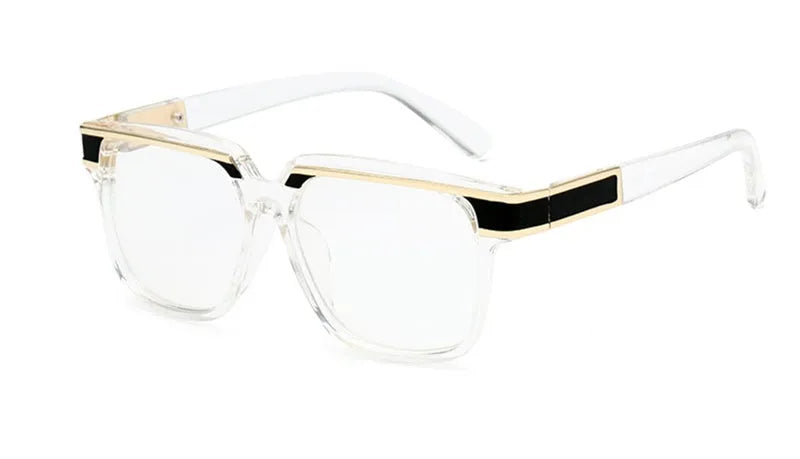Men's sunglasses with PC plus metal frame in general style, UV400 protection, multiple colour options