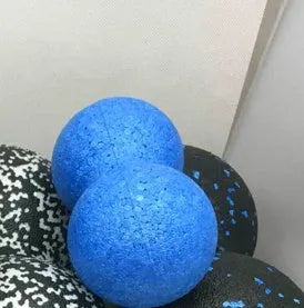Mini Siamese peanut massage ball, EPP foam, 8cm single ball, black, used for fascia release and muscle relaxation