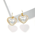 Gold coloured alloy women's ear clip with natural style and metal decorative elements.