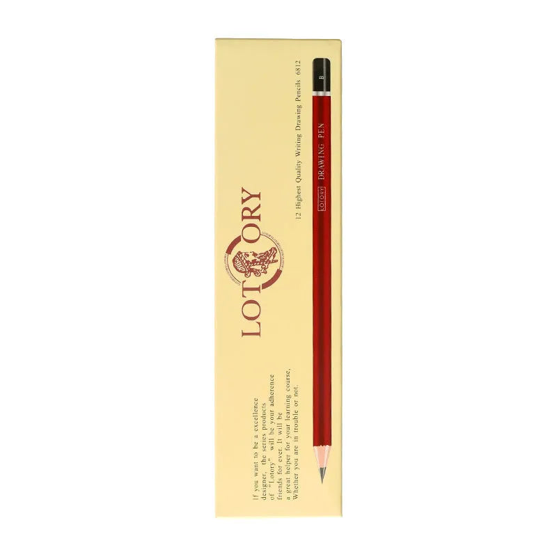 Box of 72 children's charcoal sketch pencils in rolling soft carbon grades HB to 8B