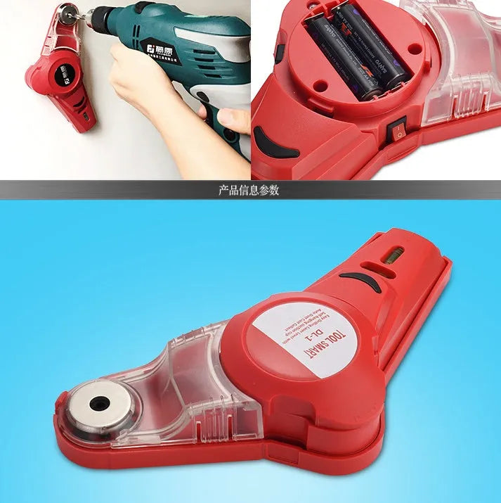 Portable red infrared laser positioning level tool for decoration and woodworking.