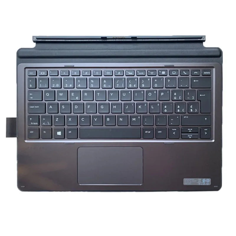 Elite X2 Pro X2 tablet base keyboard with PS/2 and wireless connectivity options showing multimedia function keys