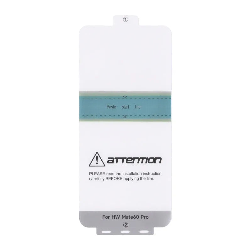 TPU screen protector for Huawei Mate60 smartphone with application tools