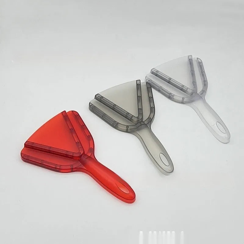 Adjustable telescopic bottle opener in ABS plastic with non-slip grip showing red, clear and grey colour options