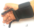 Rotatable power double hook pull-up belt with 1cm metal hooks and thickened webbing for strength training