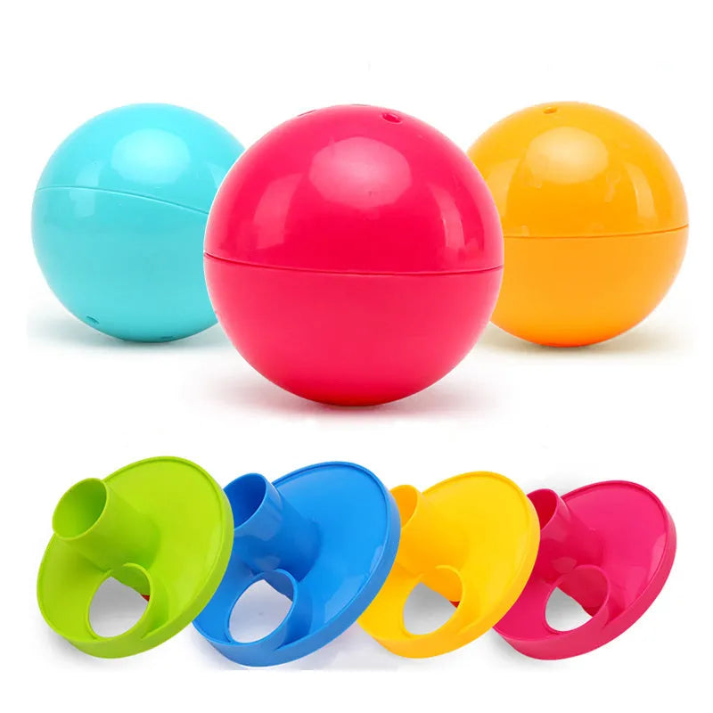 Puzzle rolling ball music toy for babies 0-1 year, stacked design, colour as shown, 17x18x40.5cm