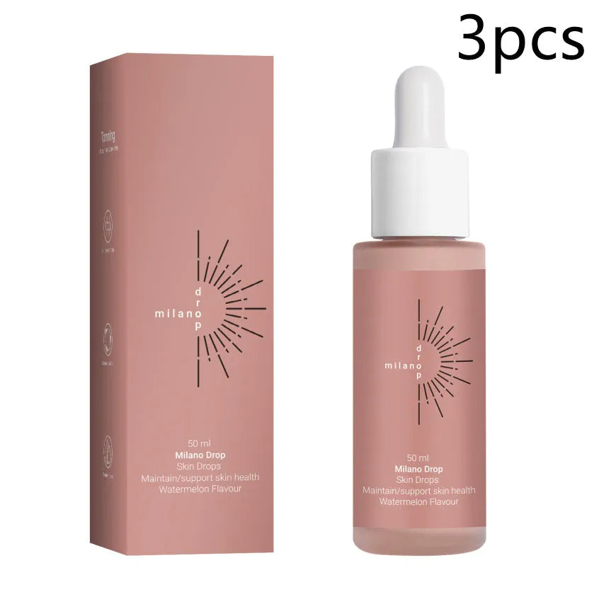 Tanning face serum 50ml bottle blackening agent for bed and outdoor use universal skin type