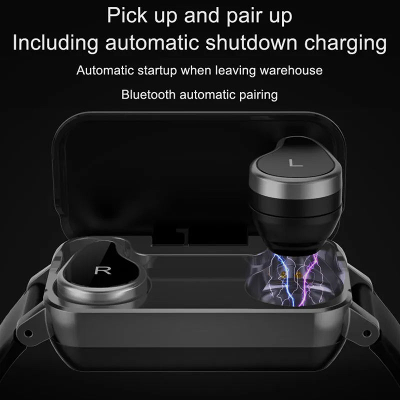 Call Bracelet smart bracelet in black, blue or coffee colours showing heart rate monitoring function