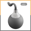 Interactive cat rolling ball toy in grey, green, and red colour options with automatic motion features