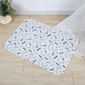 Reusable washable pet urine pad with colourful waterproof gasket patterns and non-slip backing