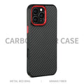 Green metal frame carbon fibre Kevlar phone case for iPhone 12 Pro