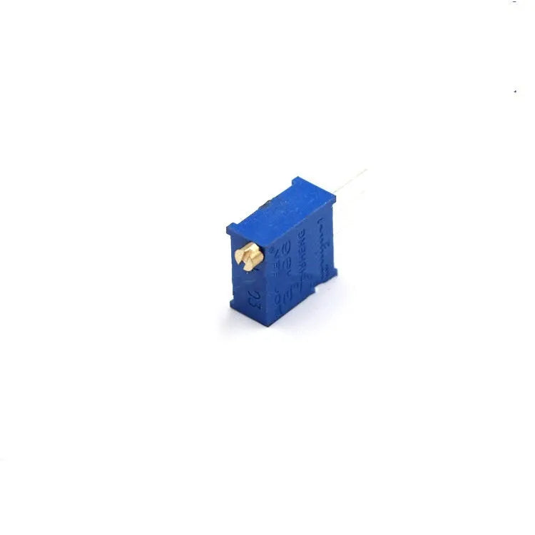 Blue multi-ring precision adjustable resistor potentiometer 20k ohm 0.5W linear tuning electronic component