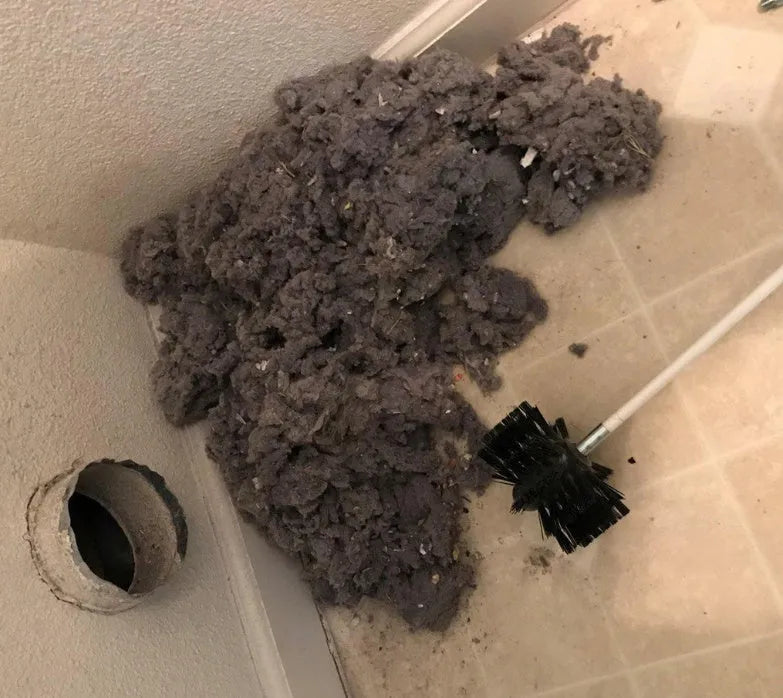 600mm flexible nylon chimney brush for cleaning dryer pipes and range hood ducts