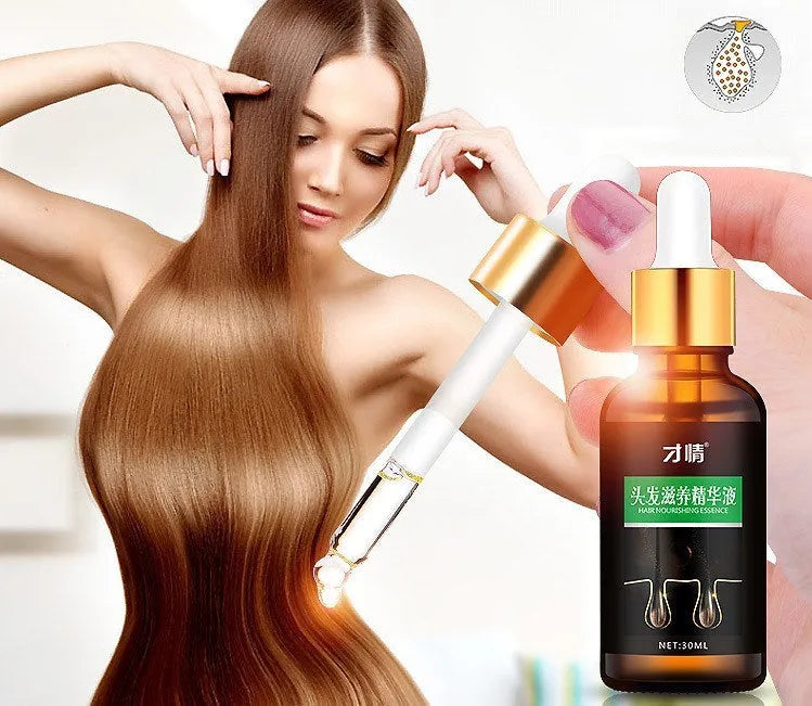 Talent Hair Nourishing Serum 30ml bottle with grape seed and rose oils for hair growth and follicle repair