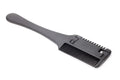 Pet razor comb grooming tool with comb teeth and razor blade, includes ten spare blades.