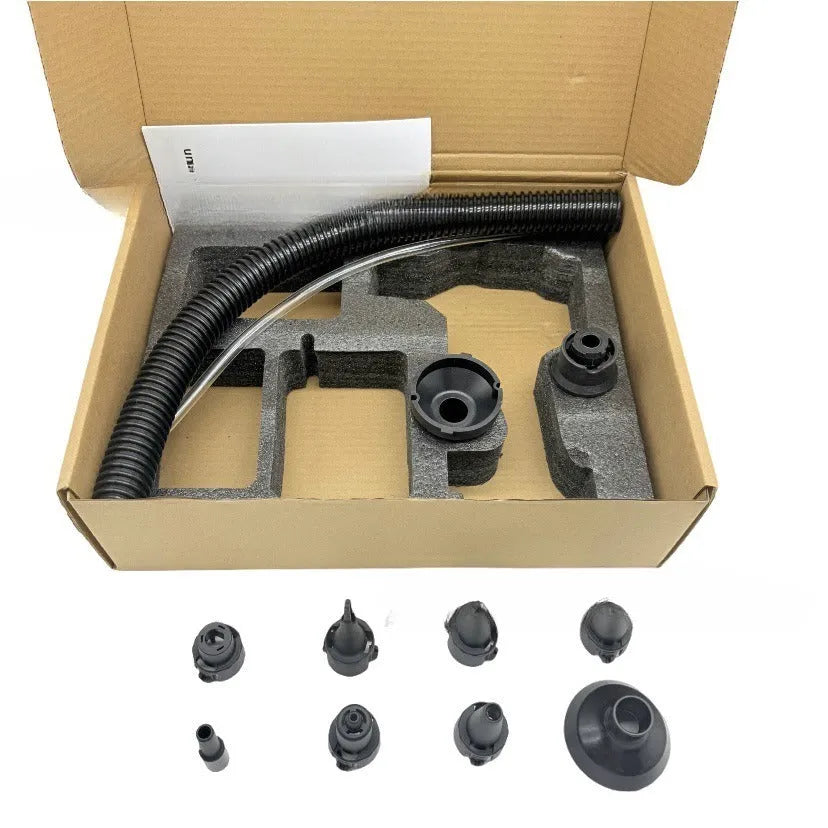 Lithium battery brush air exhauster for snow removal and dust cleaning with bare metal head