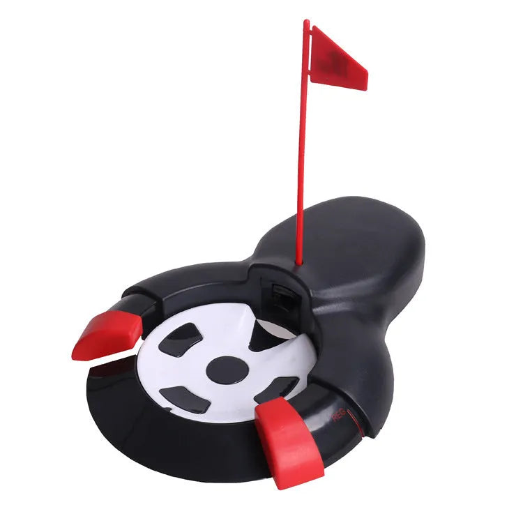 Black golf electric adjustable automatic rebound rebounder ABS 27x21cm on grass