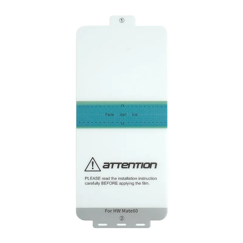 TPU screen protector for Huawei Mate60 smartphone with application tools