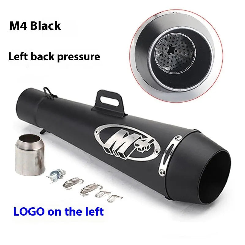 Universal M4 motorcycle exhaust pipe for large displacement bike modification
