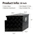 Black aluminium alloy 26-inch professional tool case with a single carry handle.