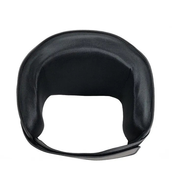 Dark grey waist-fastening boxing chest protection target pad for Sanda training.