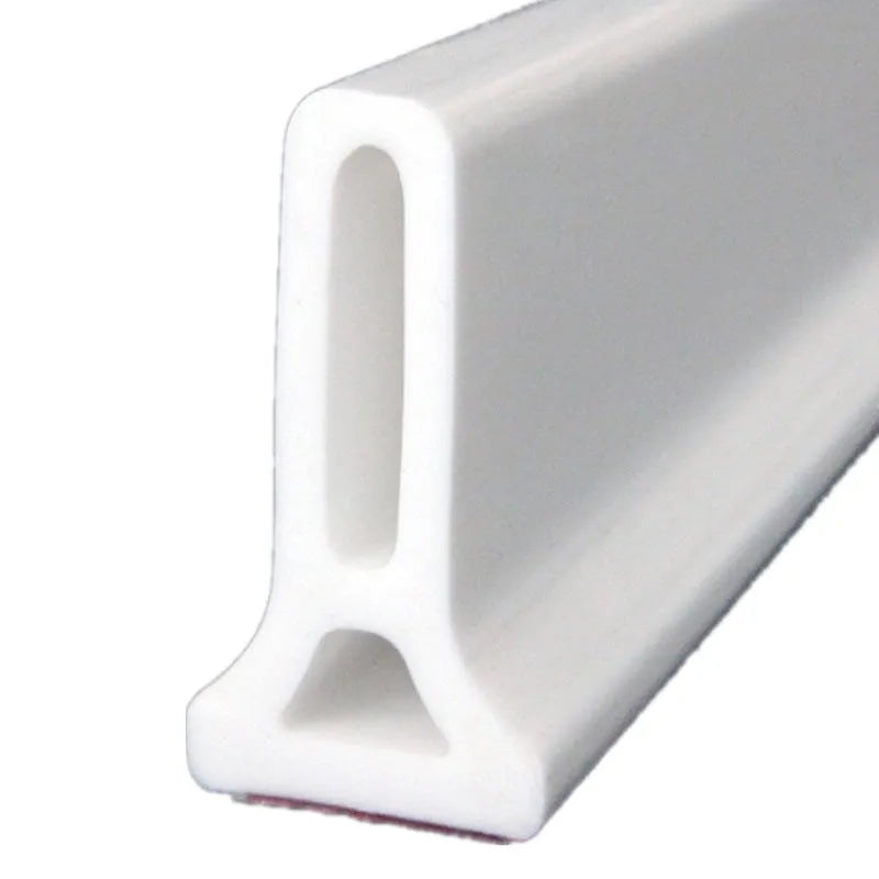 Flexible black TPE water blocking strip for bathroom floor dry wet separation