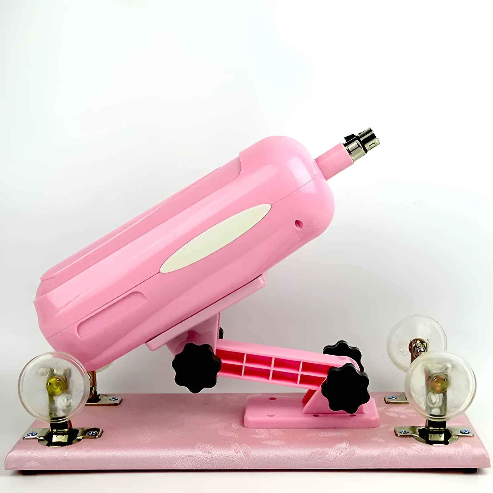Bobb women's automatic telescopic thrusting PVC sex tool in purple, black or pink colours