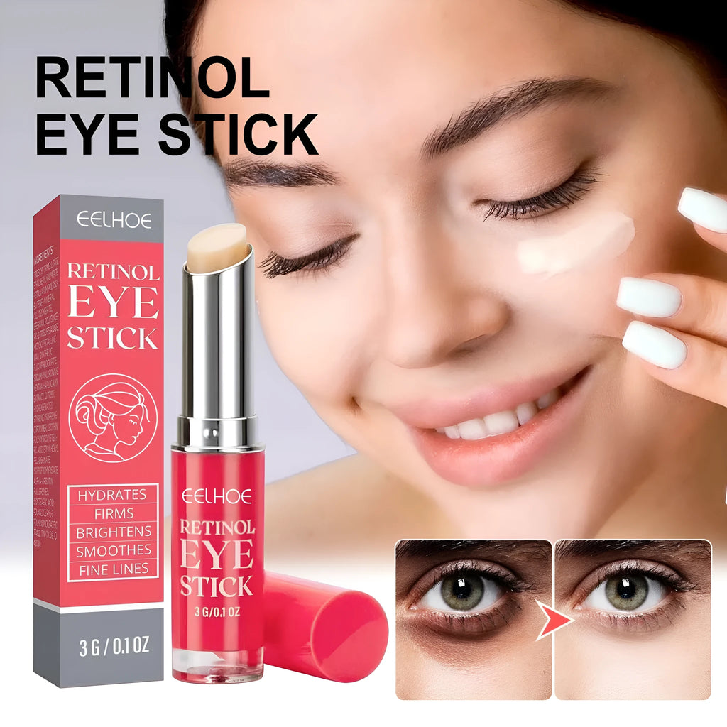 3g retinol eye cream for skin repair in a small white tube with blue cap