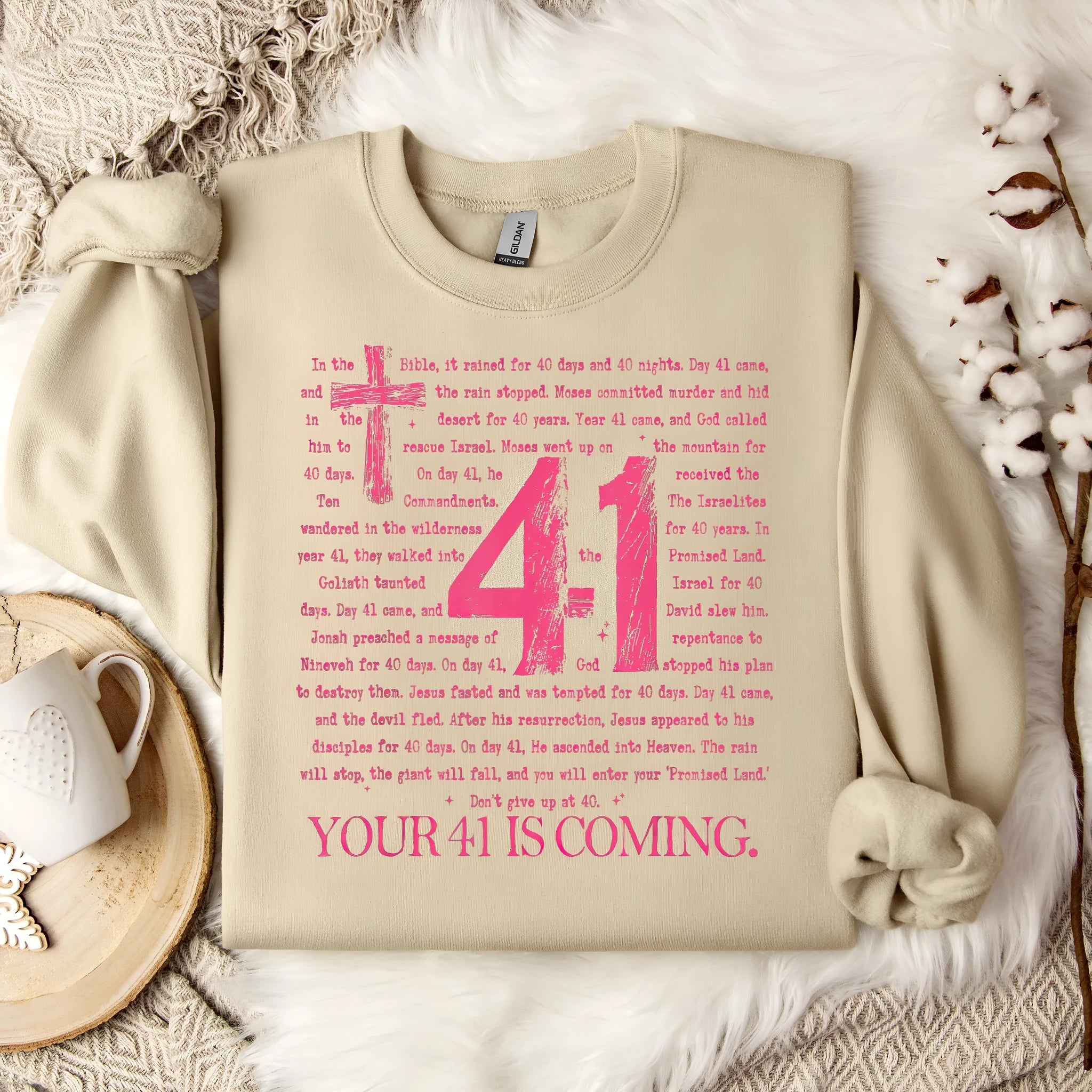 Loose fit cotton pullover hoodie for men and women, long sleeves, non-ironing, solid colour