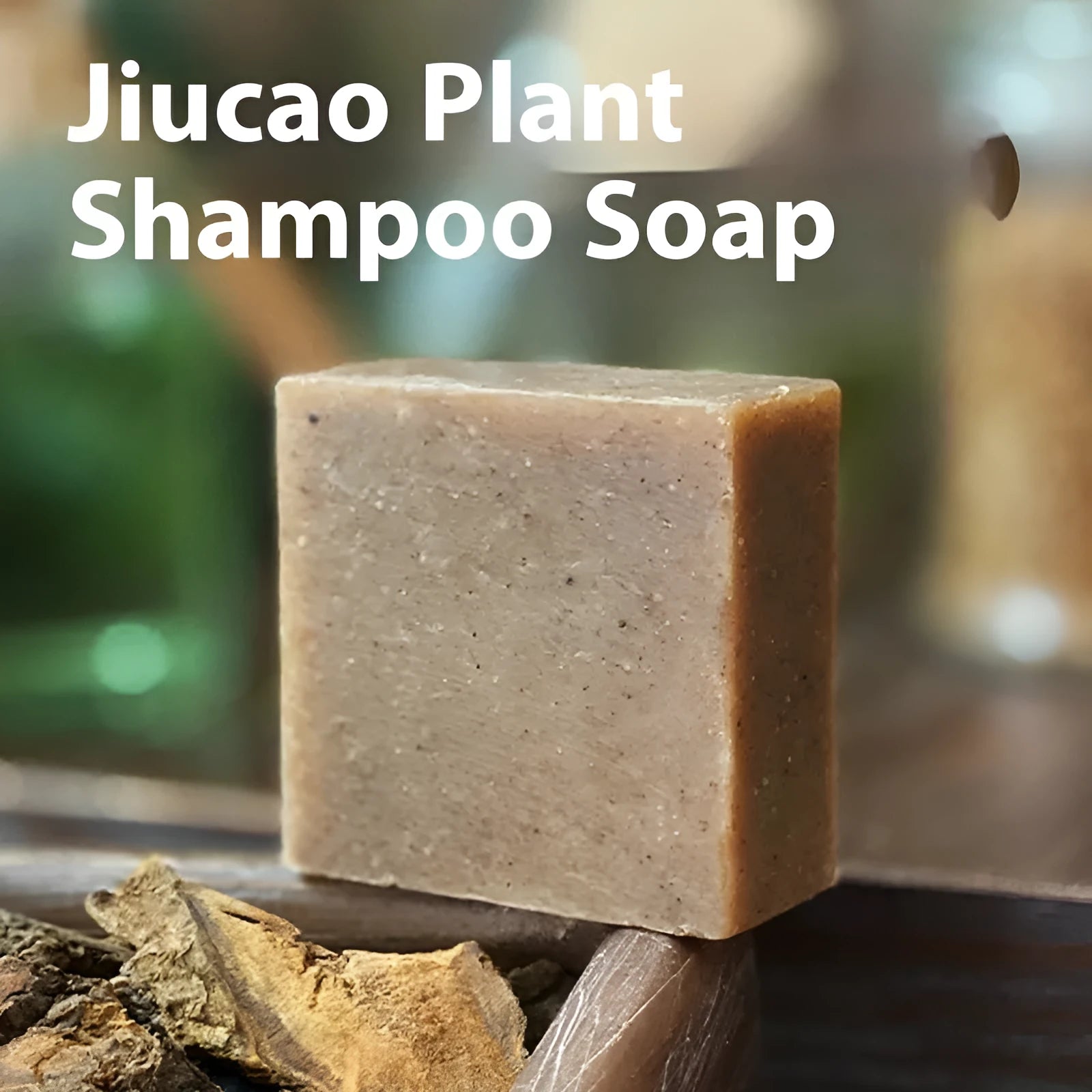 Nine grass cold process shampoo soap bar 72g silicone and oil free formulation
