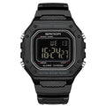 Swimming waterproof youth electronic watch with simple alarm clock in black colour option