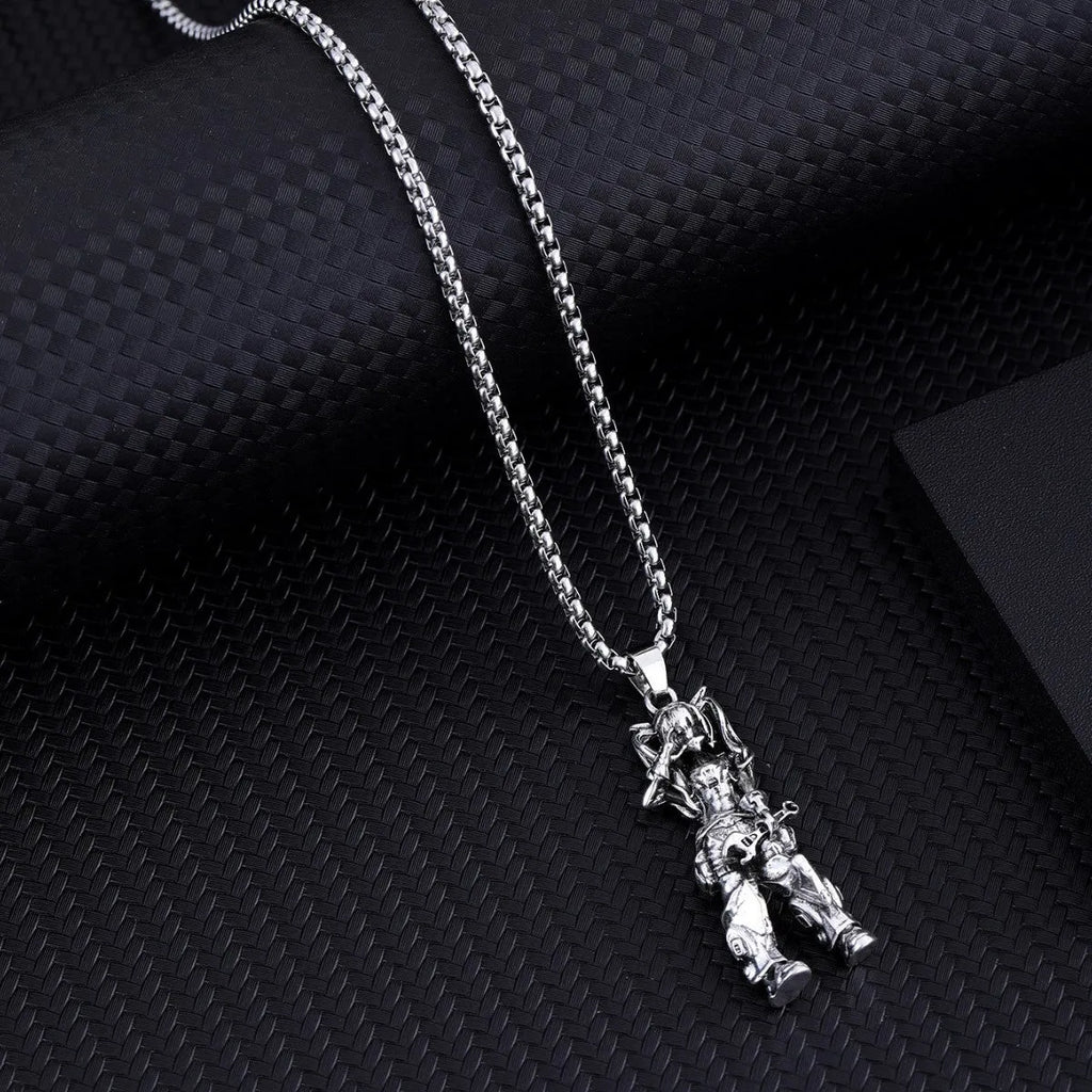 Men's trendy pendant necklace metal alloy chain jewellery casual wear