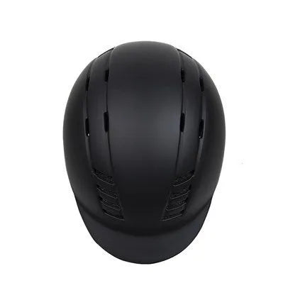 Moon equestrian helmet black PVC EPS construction size M L head circumference 55-58cm 58-61cm for horse riding