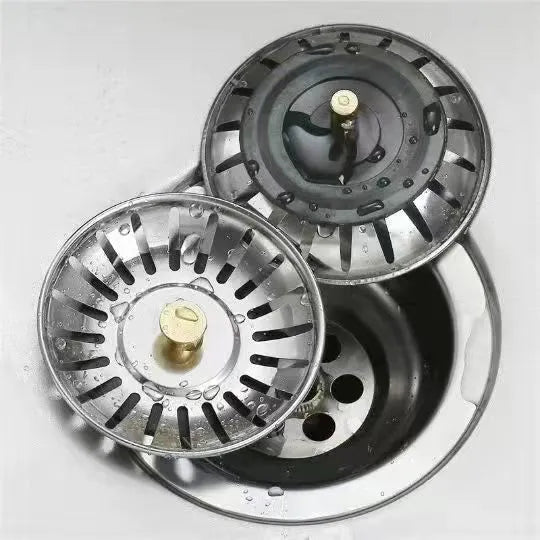 Kitchen sink water accessories turnbuckle in stainless steel iron rubber with alloy filter screen Flower Orchid colour