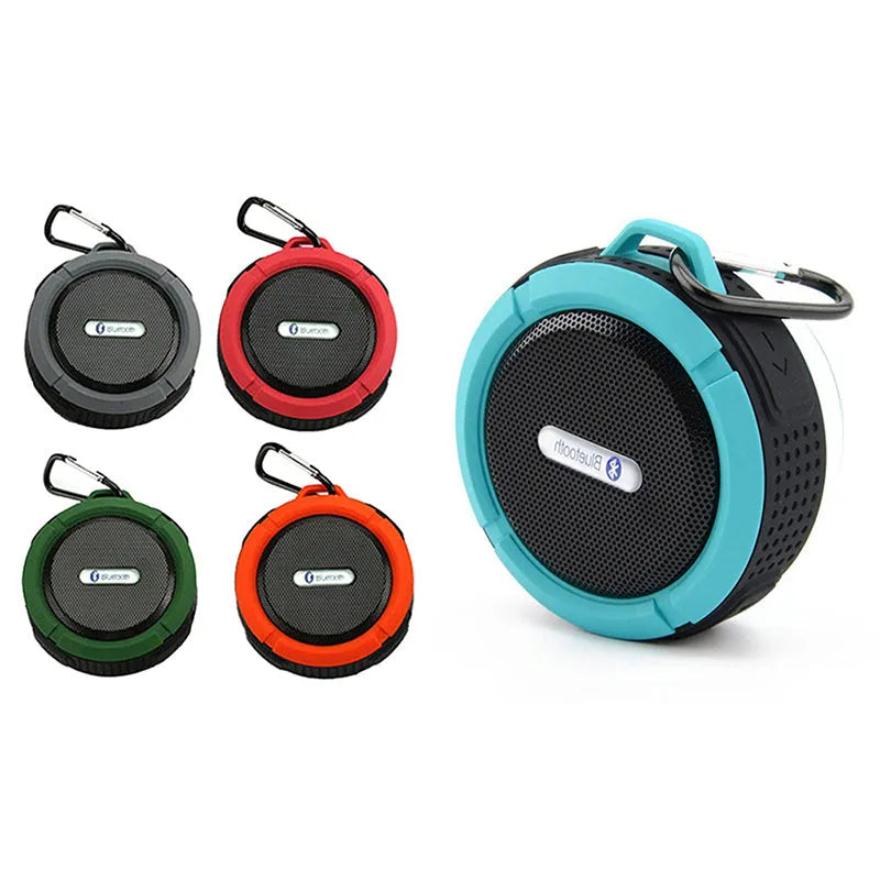 Waterproof Bluetooth speaker in Army Green with compact rectangular shape