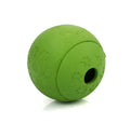 Dog leaking food ball - TPR treat dispensing toy in blue, green, red, yellow - L 11cm and S 8cm sizes