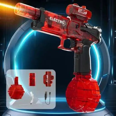 Fire Rat AC223 rechargeable electric water pistol with cool light in black or blue