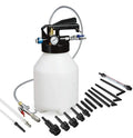 Pneumatic automatic transmission oil changer machine with fluid tank