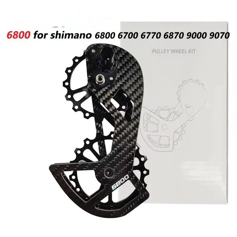 LTWOO 105 rear derailleur jockey wheel replacement set with 13T and 18T pulleys for Shimano R7000.