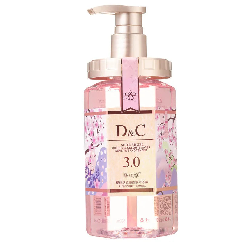 Sakura shampoo conditioner and shower gel 500ml wash nursing suite set