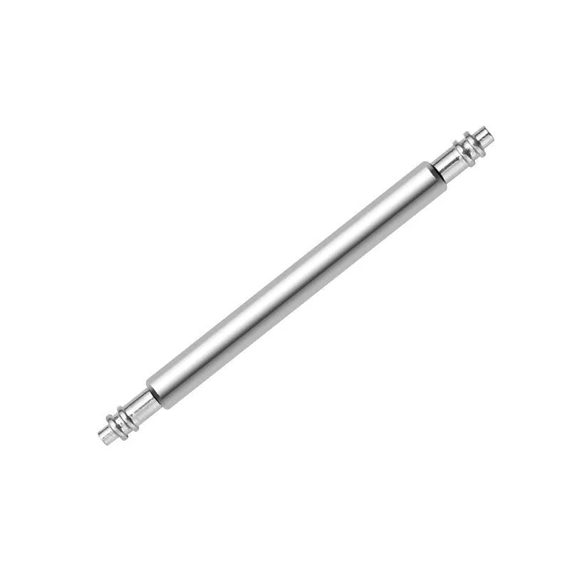 Watch spring bar pins in sizes 21mm to 26mm for bracelet attachment