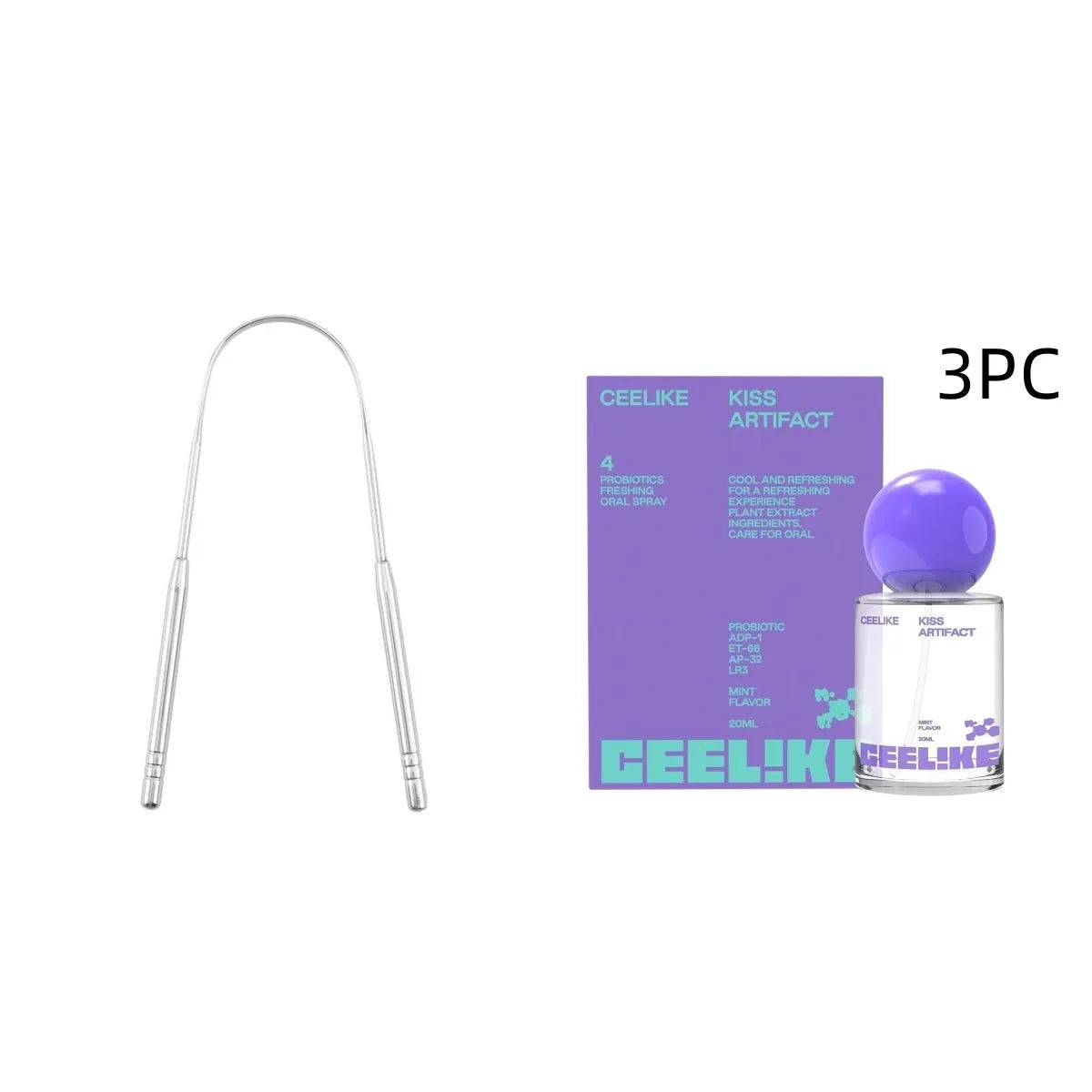 20ml probiotics oral care spray with compact 4.7cm dimensions