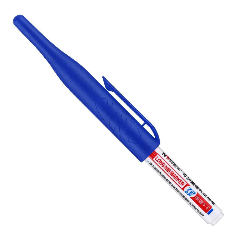 Oil-based quick-drying woodworking marker pen in four colour options showing 15.2 cm length