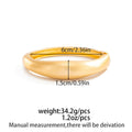 All-match matte texture spring bracelet ornament alloy electroplated ellipse design gold silver bracelet